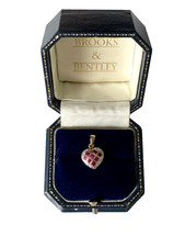 Ruby diamond pendant for sale  LIVERPOOL