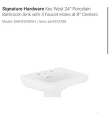 Signature hardware shkw348wh for sale  Hammond