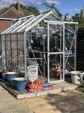 Glass greenhouse 6x8 for sale  RUSHDEN