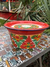 Enamelware large floral for sale  MANCHESTER