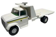 Vintage ERTL GMC John Deere Caminhão de Caçamba Plana Inclinável Feito Nos EUA Guincho de Reboque Corda Funciona comprar usado  Enviando para Brazil