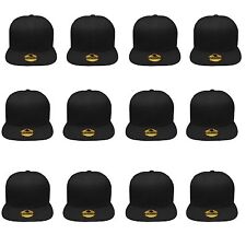 Bonés de beisebol Snapback ajustável aba plana em branco liso LOTE ATACADO 12 peças comprar usado  Enviando para Brazil