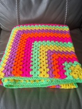 Handmade crochet blanket for sale  DARTFORD