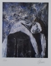 Luis lemos estampe d'occasion  Paris XVII