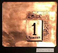 Pochoir ancien laiton d'occasion  Boulogne-Billancourt