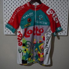 Camiseta Castelli Lotto Belgacom Vintage Ciclismo Caloi Brasil Coolmax GG comprar usado  Enviando para Brazil