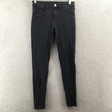 Calça jeans skinny feminina American Eagle Outfitters 4 preta jeans cintura média elástica comprar usado  Enviando para Brazil