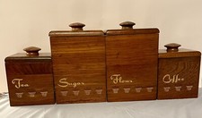 Vintage wood canister for sale  Munson