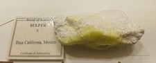Sulphur mexico mineral for sale  Woodbridge