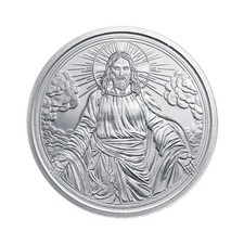 2025 - CHRIST IS COMING Silver Shield moeda redonda de prata 1 oz .999 prata fina comprar usado  Enviando para Brazil