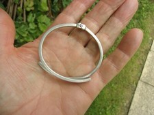 Gourmette bracelet argent d'occasion  France