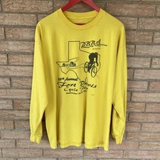 2001 Fort Davis Cycle Fest camiseta de bicicleta manga longa dupla face tamanho XL vintage comprar usado  Enviando para Brazil