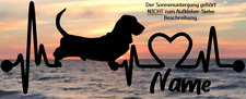 Aufkleber hund basset gebraucht kaufen  Munster