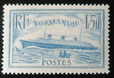 Timbre paquebot normandie d'occasion  Montpellier-