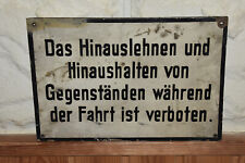 Altes schild ddr gebraucht kaufen  Limbach-Oberfrohna