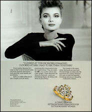 1987 Mulher modeladora De Beers anel de diamante Nova Van Nuys foto retrô impressão anúncio S2 comprar usado  Enviando para Brazil