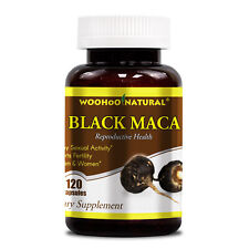 Peru Black Maca 1500 mg 120 cápsulas erva energizante rica em saponinas FRETE GRÁTIS, usado comprar usado  Enviando para Brazil