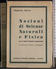 Nozioni scienze naturali usato  Ariccia