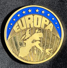 Goldene europa gedenkmünze gebraucht kaufen  Korbach