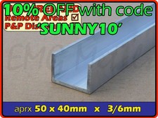 Aluminium channel section for sale  Shipping to Ireland