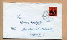 Bund Mi 535 Schnittmarkierung Brief EF Fellbach 11.6.67 Franz von Taxis comprar usado  Enviando para Brazil