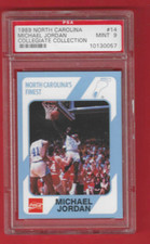 Basketball 1989 North Carolina Michael Jordan Collegiate Collection #14 PSA 9 na sprzedaż  Wysyłka do Poland