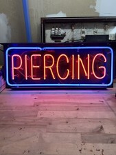 Piercing neon sign for sale  San Diego
