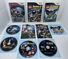 Lego 4x Conjunto Pacote de Jogos Nintendo Wii Batman Harry Potter Star Wars Completo comprar usado  Enviando para Brazil