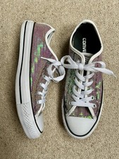 Converse star sequin for sale  NOTTINGHAM