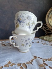 Xícara de chá Colclough Rhapsody In Blue Bone China × 2 comprar usado  Enviando para Brazil