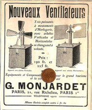 Paris monjardet ventilateurs d'occasion  Ouzouer-sur-Loire