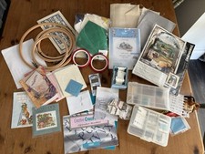 Cross stitch bundle for sale  GRIMSBY
