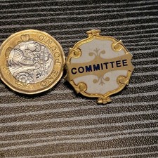 Vintage committee badge for sale  PONTYPRIDD