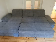 Ecksofa grau schlaffunktion gebraucht kaufen  Kiel