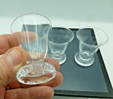 3verres liqueur cristal d'occasion  Montsûrs