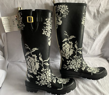 Joules black floral for sale  ALDERSHOT