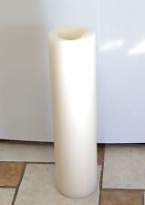 Vela de cera masiva de 3 mechas de pilar/pedestal de tamaño mega - 24" T/6" D/21 lb+ segunda mano  Embacar hacia Mexico