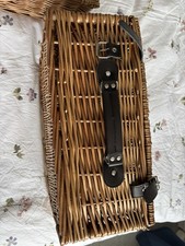 Natural wicker hamper for sale  SEVENOAKS