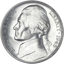 1945 jefferson silver for sale  Athens