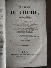 Eléments chimie orfila d'occasion  Lunel
