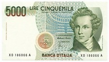 5000 lire italia usato  Pignataro Maggiore