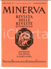 1938 minerva rivista usato  Milano