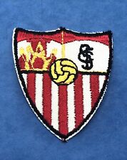 ESCUDO SEVILLA FC  ANTIGUO PARCHE BORDADO 1980’s FUTBOL BADGE PATCH. segunda mano  Embacar hacia Argentina