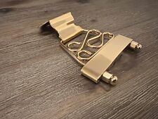 Tailpiece de ouro trapézio curto 4 cordas para guitarras jazz archtop!, usado comprar usado  Enviando para Brazil