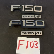 (2) 97 98 99 00 01 02 03 04 FORD F-150 TRITON V8 CONJUNTO DE CRACHÁ EMBLEMA LATERAL OEM PAR comprar usado  Enviando para Brazil