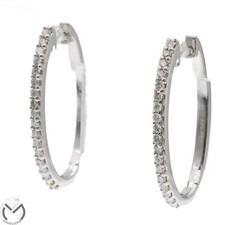 Orecchini oro bianco usato  Italia