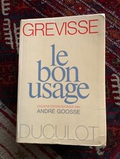 Grevisse bon usage d'occasion  Troyes