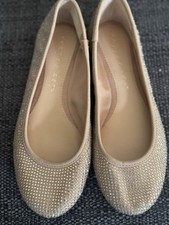 Girls gold flat for sale  UXBRIDGE