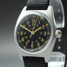 [Quase em perfeito estado] Omega W.W.W. Relógio masculino militar 36 mm mostrador preto corda manual comprar usado  Enviando para Brazil