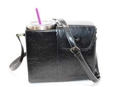 Bolsa tiracolo Kate Gabrielle preta porta-copo caixão de morcego ~ AINDA Sld separada, usado comprar usado  Enviando para Brazil